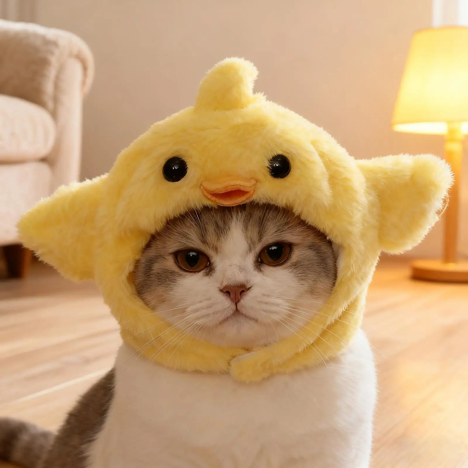 Funny Cat Hats Costume Cute Animal Headwear for Kittens Dogs, Festival Party Dress Up Accessory for Kittens Dogs, Christmas Peaceful Pleasures Health and Wellness