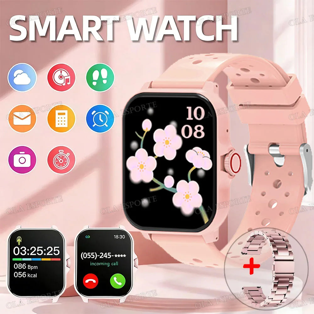 2026 NEW Smartwatch 1.83"HD Screen With Bluetooth Call Multi-Sports Modes IP68Waterproof Watch for Women Men Gift Choice Best Peaceful Pleasures Health and Wellness Pk20Szstrap