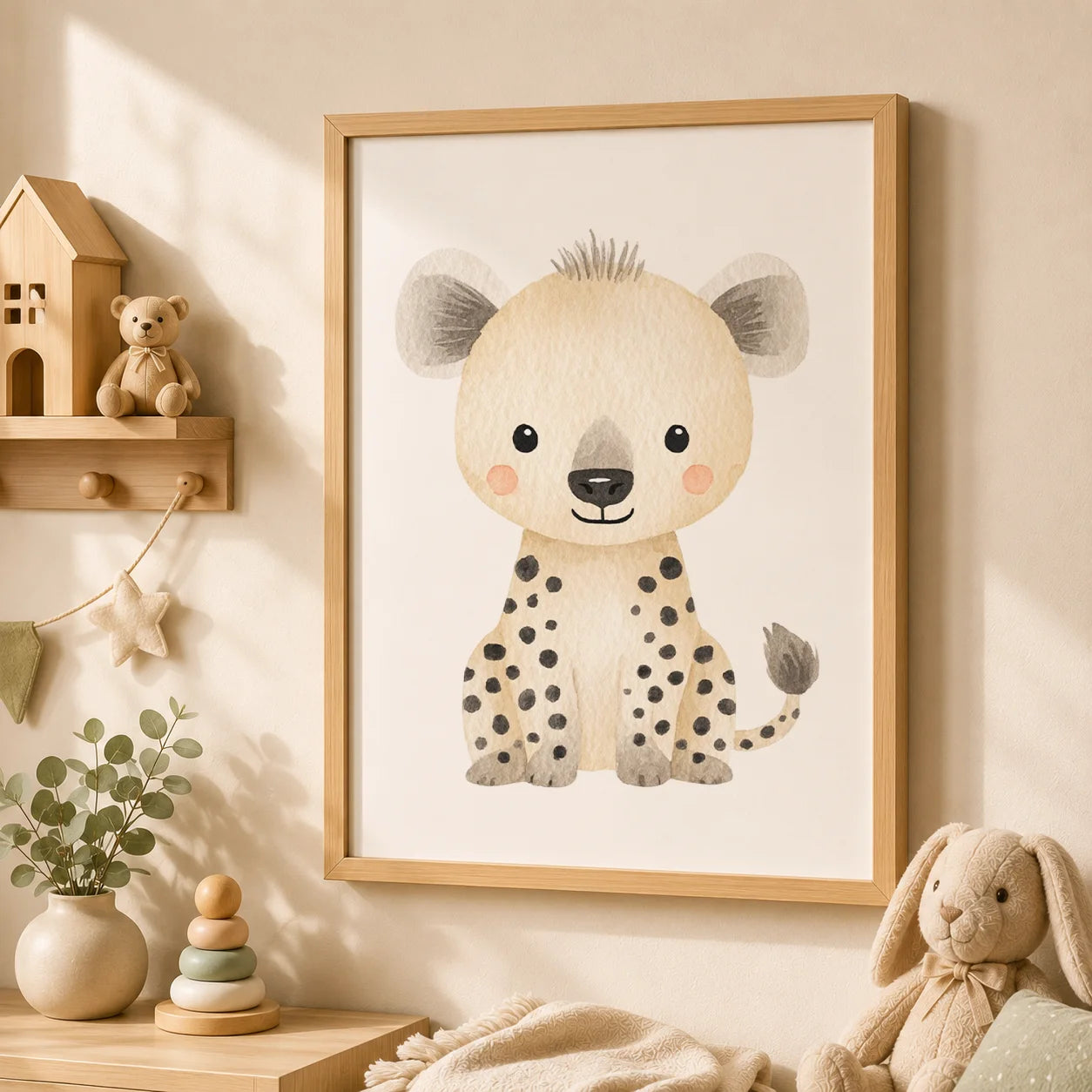 Cute Baby Animal Canvas Prints | Kids Nursery Wall Art Posters Canvas Wall Art Peaceful Pleasures Health and Wellness