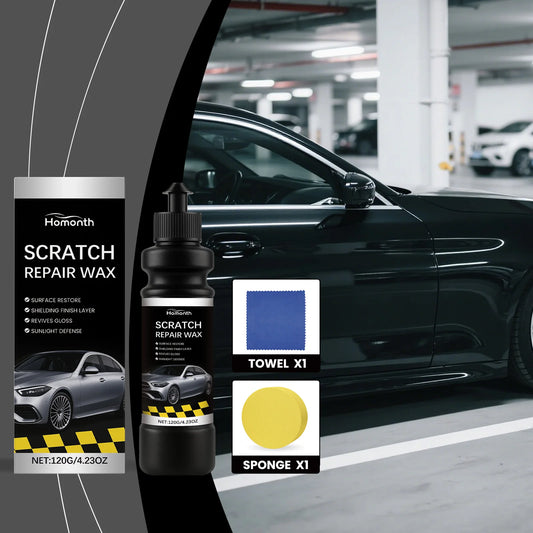 Homonth Car Scratch Repair Wax Kit – Polish, Buff & UV Protection Car Scratch Repair Wax Peaceful Pleasures Health and Wellness