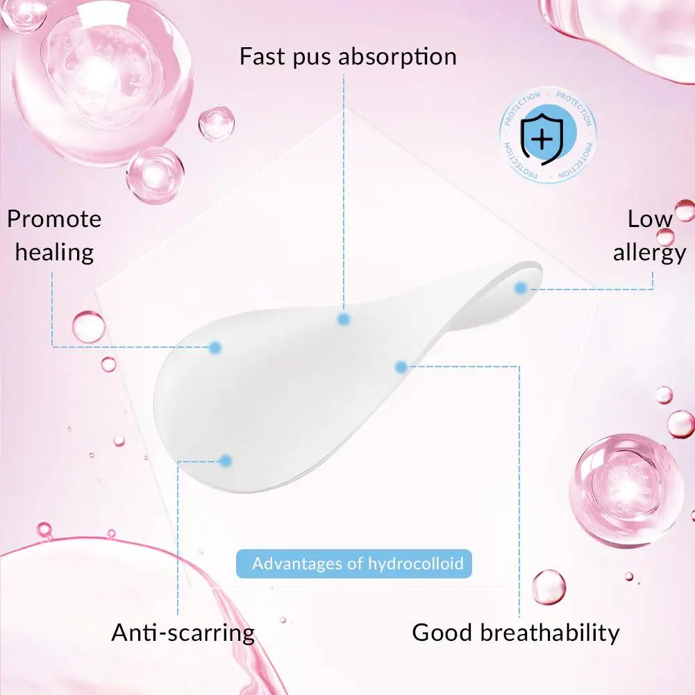 20/60pcs Hydrocolloid Acne Patches Flower Shape Pimple Patch For Face Spot Treatment Stickers For Overnight Makeup Peaceful Pleasures Health and Wellness