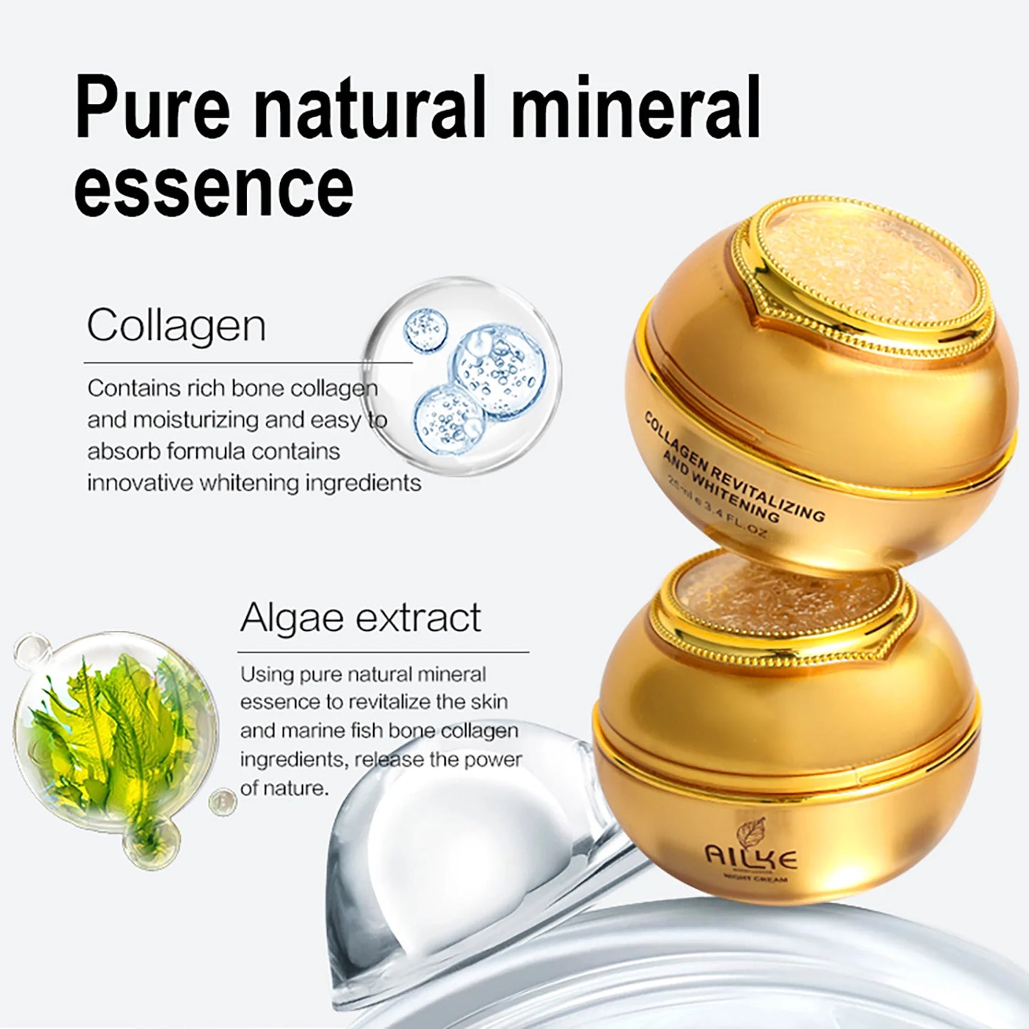 AILKE 24K Gold Collagen Brightening Face Care Set | All Skin Types