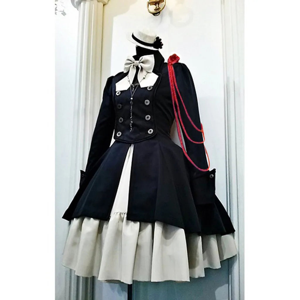 Women's Medieval Gothic Lolita Dress – Vintage Cosplay Costume