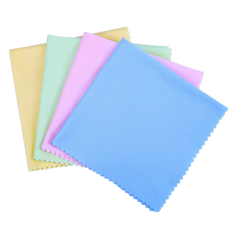 Microfiber Cleaning Polishing Polish Cloth 4 Colors Universal Musical