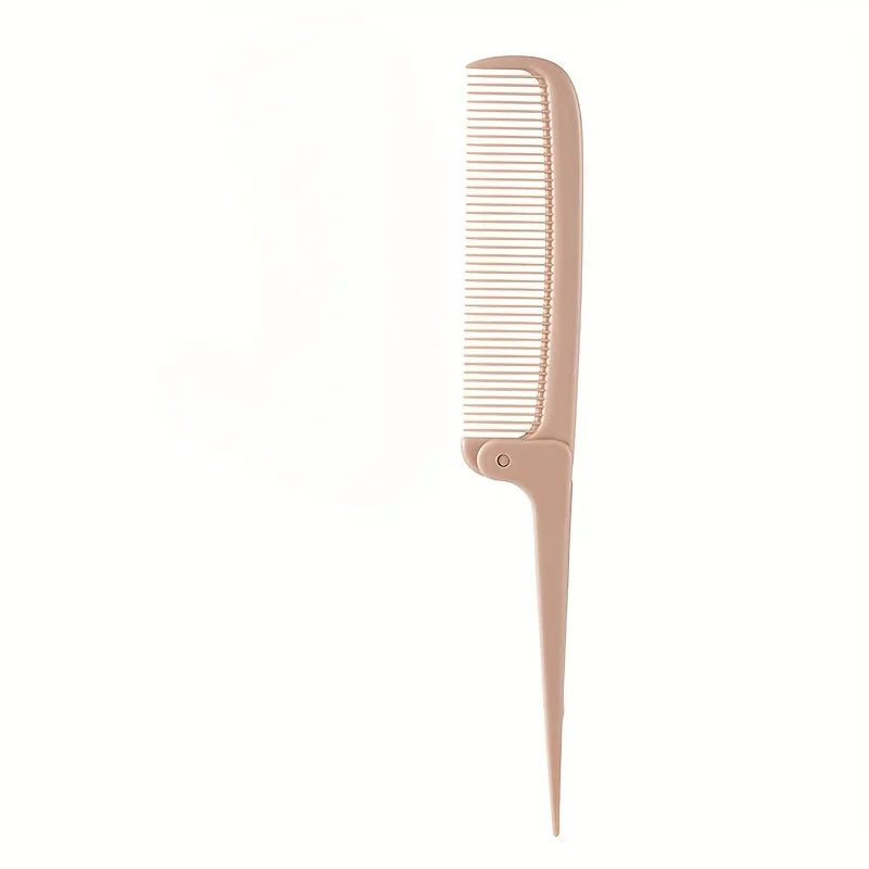 Portable Folding Pocket Comb – Anti-Static Travel Hair Comb Folding Hair Comb Peaceful Pleasures Health and Wellness Pink