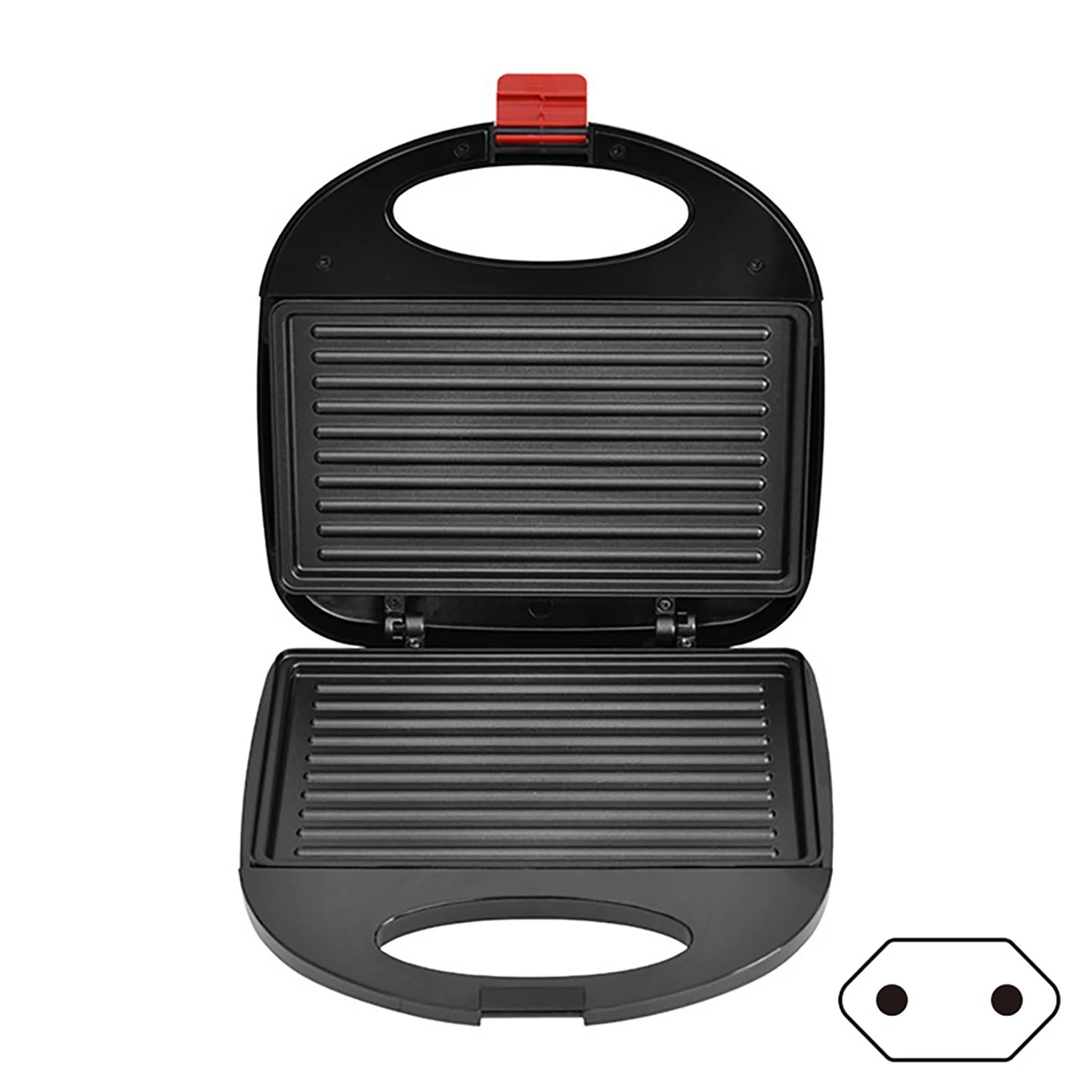 750W Non-Stick Sandwich & Waffle Maker Press | Countertop