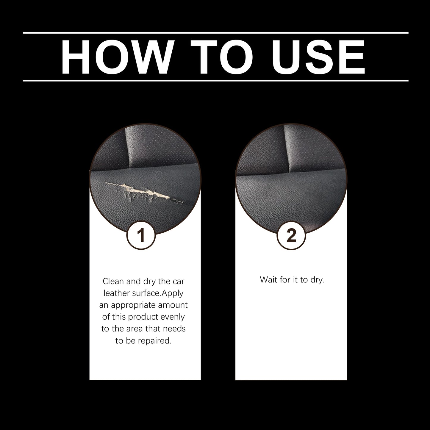 Leather Repair Gel – Car Seat Crack & Scratch Restorer 30ml