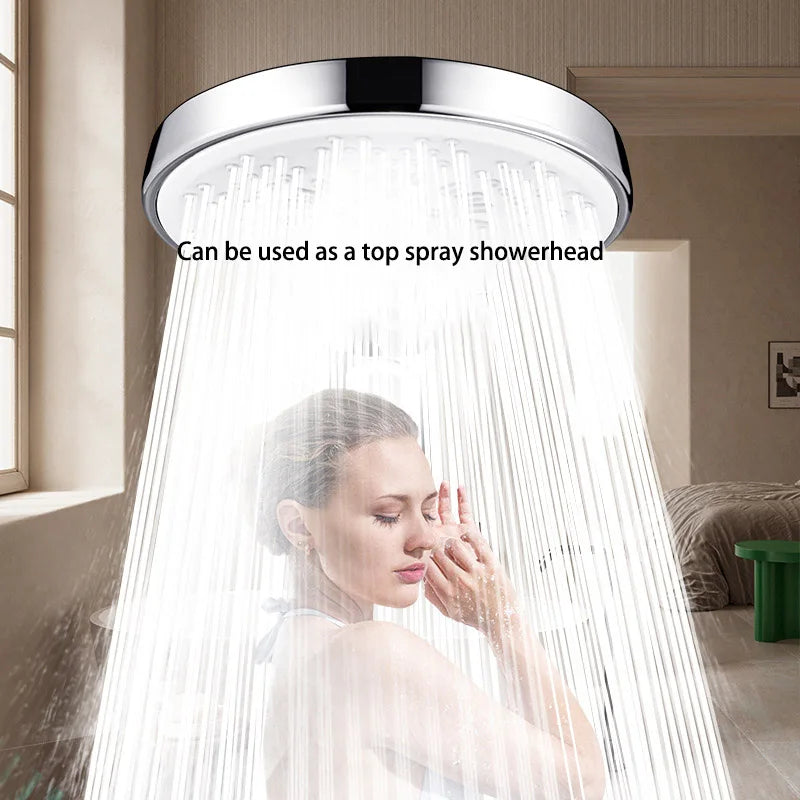 5-Function Handheld Shower Head | Filter & One-Touch Water Stop