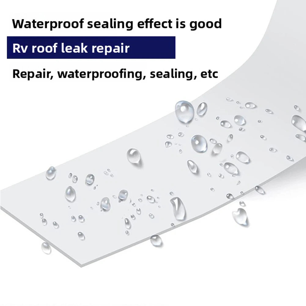 RV Sealing Tape,Weatherproof Waterproof High Temperature Resistant Repair Tape,High Viscosity Car Top/Roofs Repair Sealing Tape Peaceful Pleasures Health and Wellness