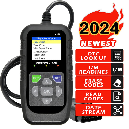 OBD2 Scanner Diagnostic Tool | Engine Code Reader & Voltage Tester Peaceful Pleasures Health and Wellness