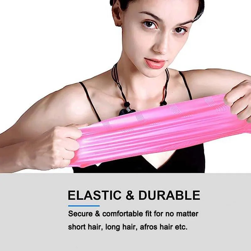 Waterproof Silicone Swim Cap – Large, High Elasticity, Ear Cover