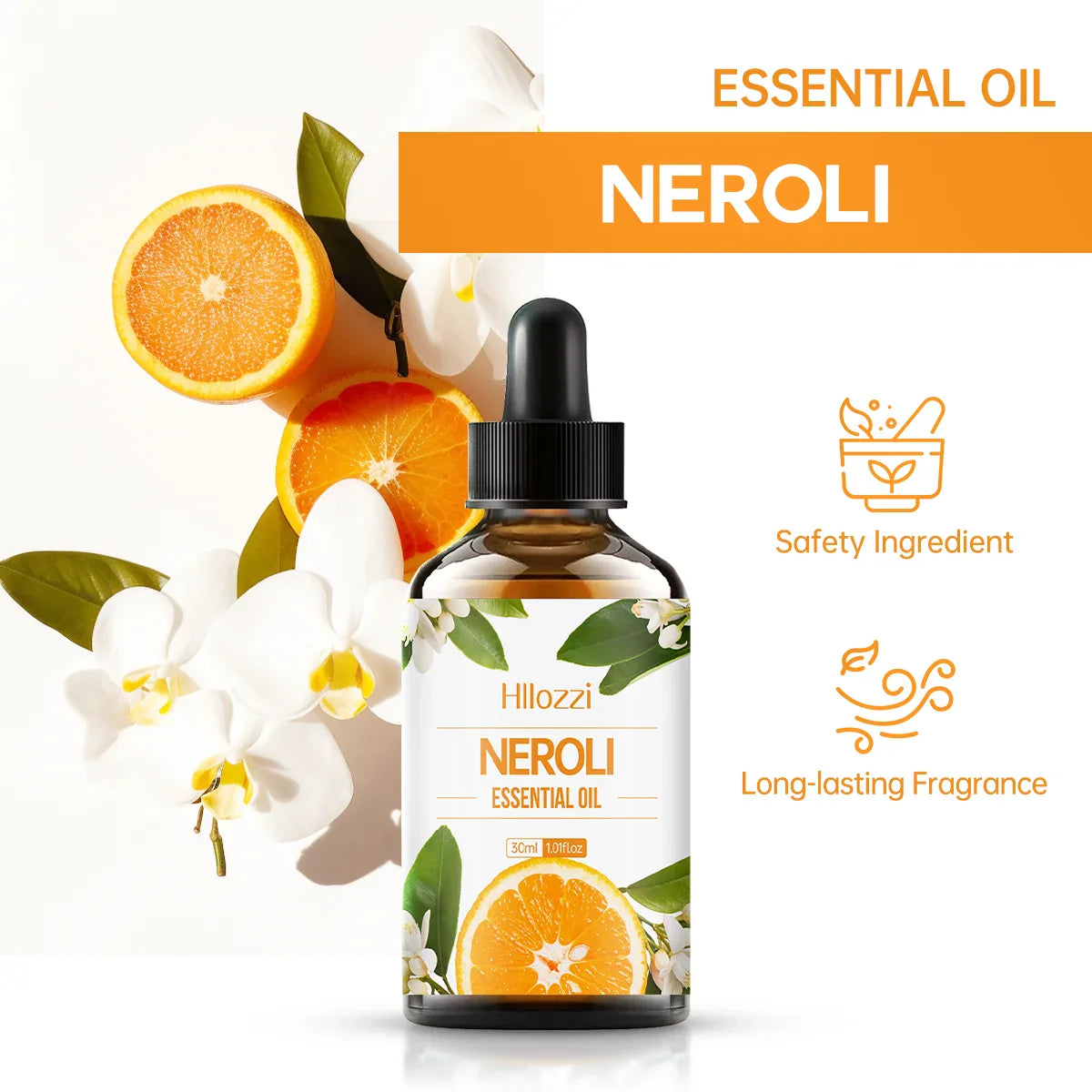 Hllozzi 30ml Pure Neroli Essential Oil – Aromatherapy & DIY