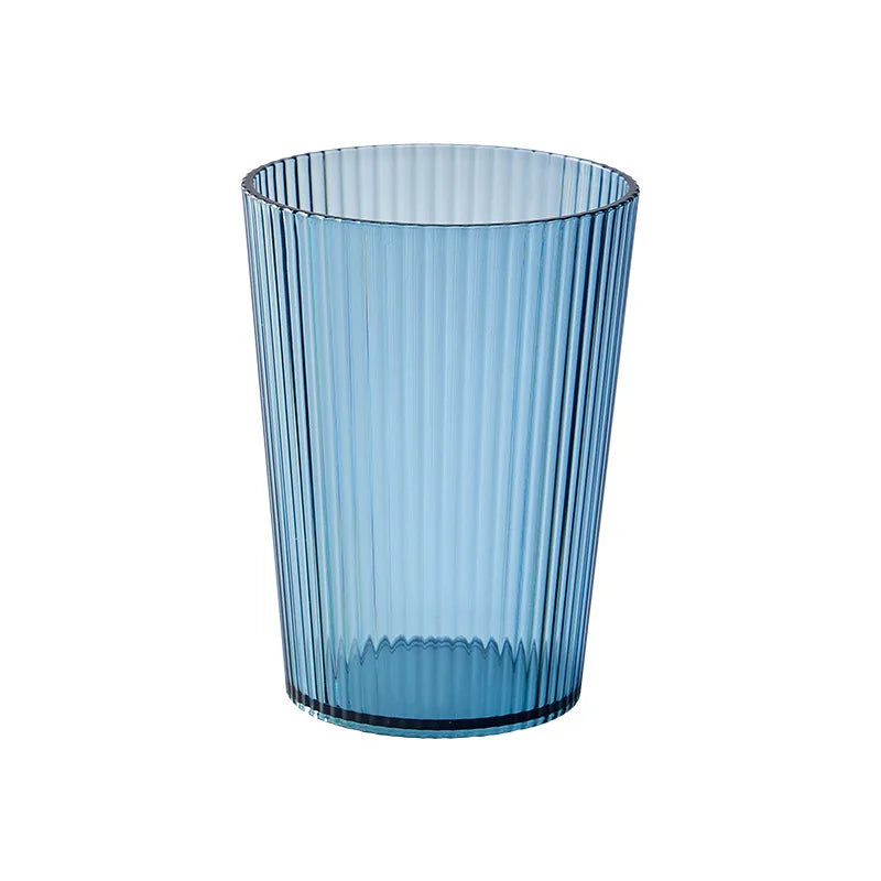 Acrylic Mouthwash Cup Toothbrush Bathroom Cup Light Luxury Style Bathroom Storage Accessories Toothbrush Holder Peaceful Pleasures Health and Wellness Blue cup