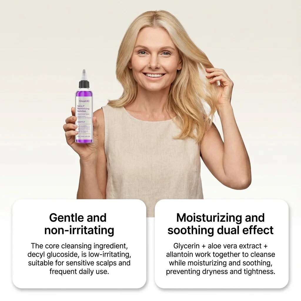 GleamXi Scalp Cleansing Shampoo – Dandruff & Oil Control