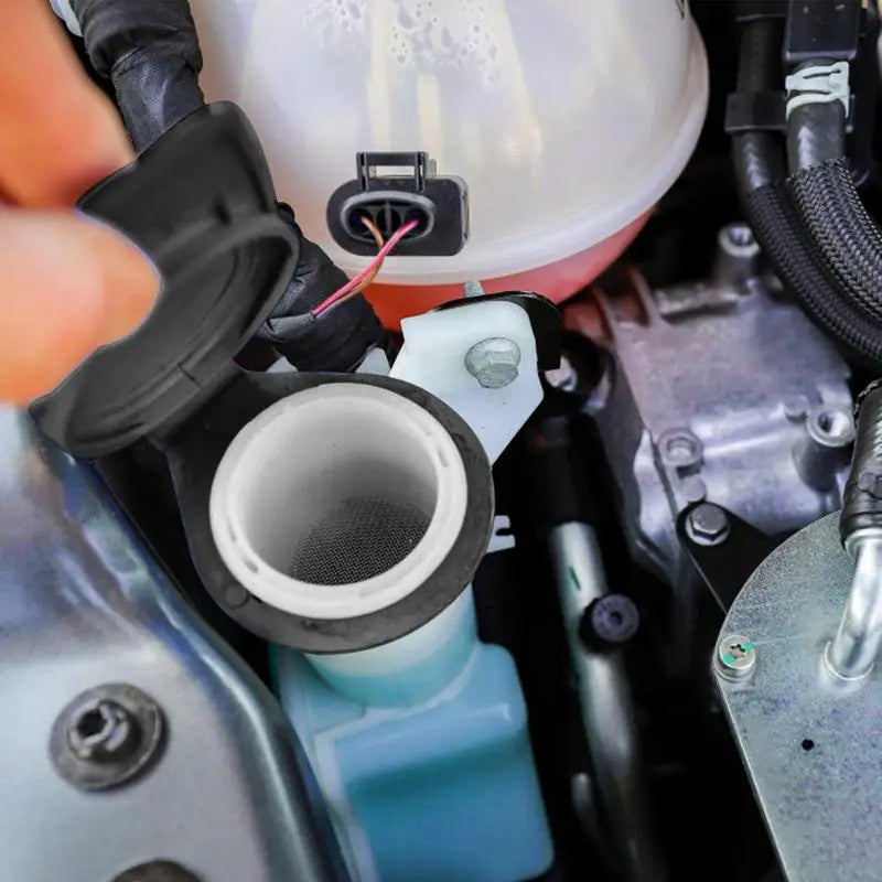 Car Windshield Wiper Washer Fluid Reservoir Tank Bottle Cap Cover Fluid Reservoir Lid Car Accessories Exterior components Peaceful Pleasures Health and Wellness