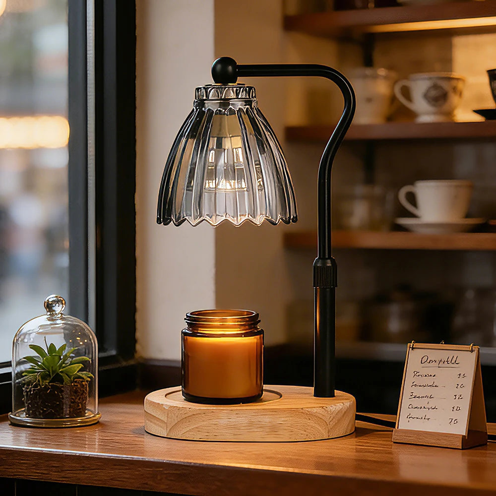 Dimmable Candle Warmer Lamp | Flameless Wax Melt Aroma Light