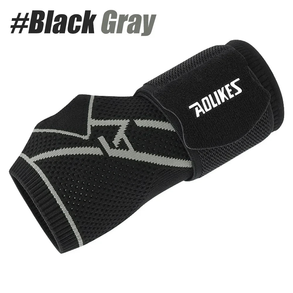 1PC Wrist Brace - Adjustable Compression Support for Men & Women, Fits Left/Right Hand - Carpal Tunnel & Pain Relief Peaceful Pleasures Health and Wellness Black Gray-1PCS L