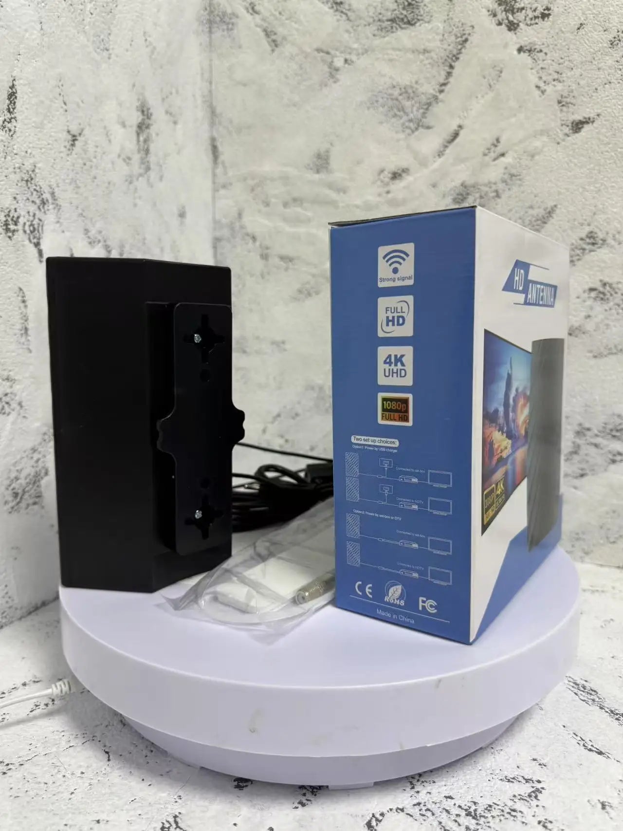 Indoor Digital TV Antenna – ATSC DVB-T2 DTMB ISDB HD Reception