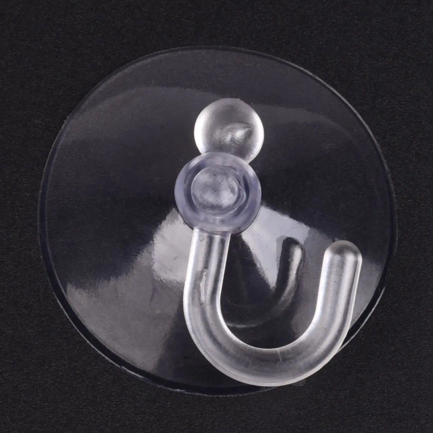 A36T-PVC Plastic Suction Cup Hook 40Mm 24 Pcs Clear Blue Peaceful Pleasures Health and Wellness