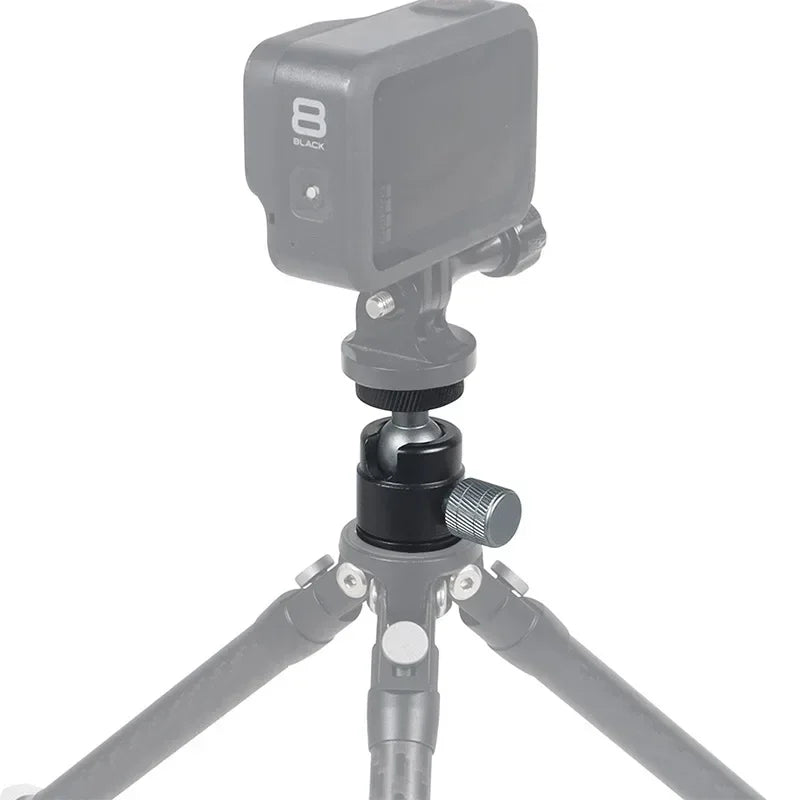 1/4 Screw Mount 360 Swivel Mini Ball Head for Canon Nikon Sony Camcorder DV LED Light Bracket DSLR Camera Tripod Ballhead Stand Peaceful Pleasures Health and Wellness