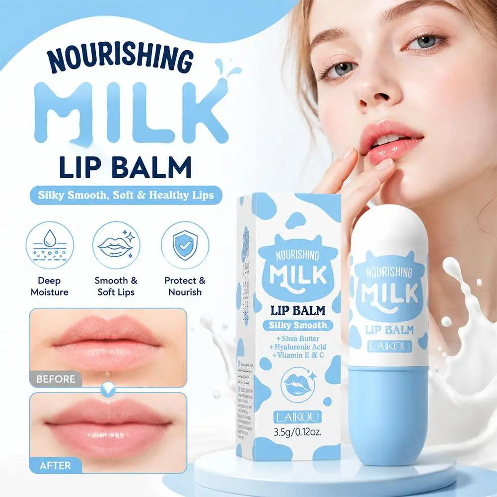 Milk Nourishing Lip Balm – Shea Butter & Hyaluronic Acid