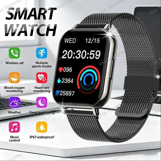 HW12 Smart Watch – Bluetooth Calling, Heart Rate & Fitness Smartwatch Peaceful Pleasures Health and Wellness