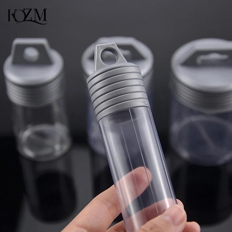 Modular Transparent Plastic Storage Bottles for Small Parts
