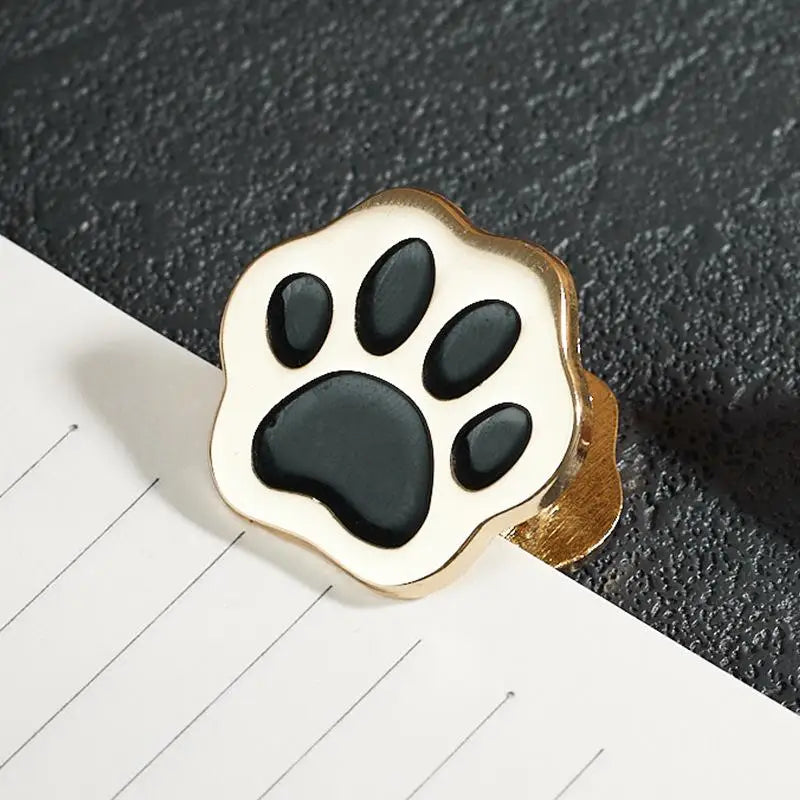 Cute Cat Paw Metal Binder Clips Student Paper File Organizer Note Photo Clip Office Desk Bill Storage Decorative Clips Peaceful Pleasures Health and Wellness B