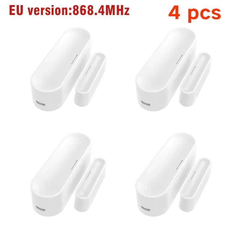 NEO Coolcam Z-Wave Plus Door Window Sensor with Temperature Humidity 700 Series Z Wave USB Charge Battery Operated 868.4MHZ Peaceful Pleasures Health and Wellness 4 pcs EU 868.4MHz
