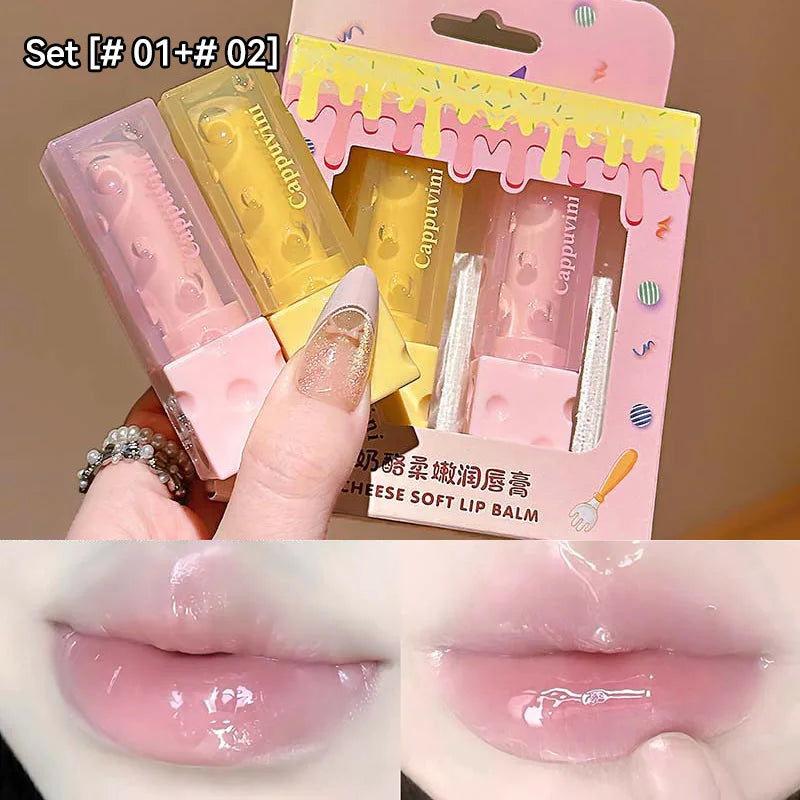 Cappuvini Cheese Lip Balm – Hydrating Lip Mask & Lipstick Base
