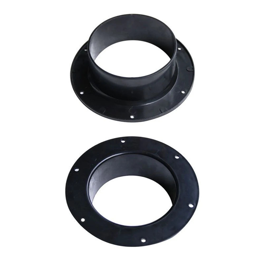 ABS Wall Flange Connector Vent Pipe Adapter Duct Round Joint
