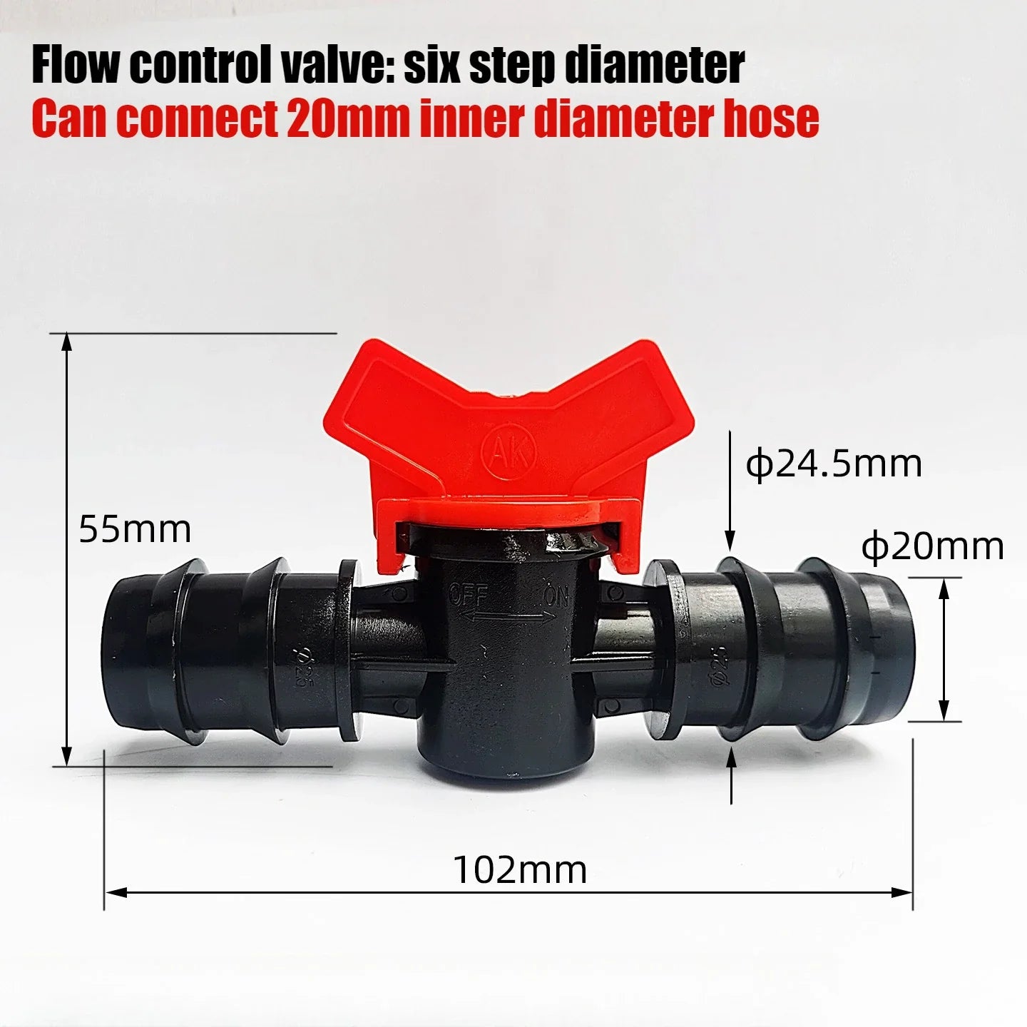 Waterstop By-Pass Valve DN6–DN20 Male Thread | Garden Hose Switch