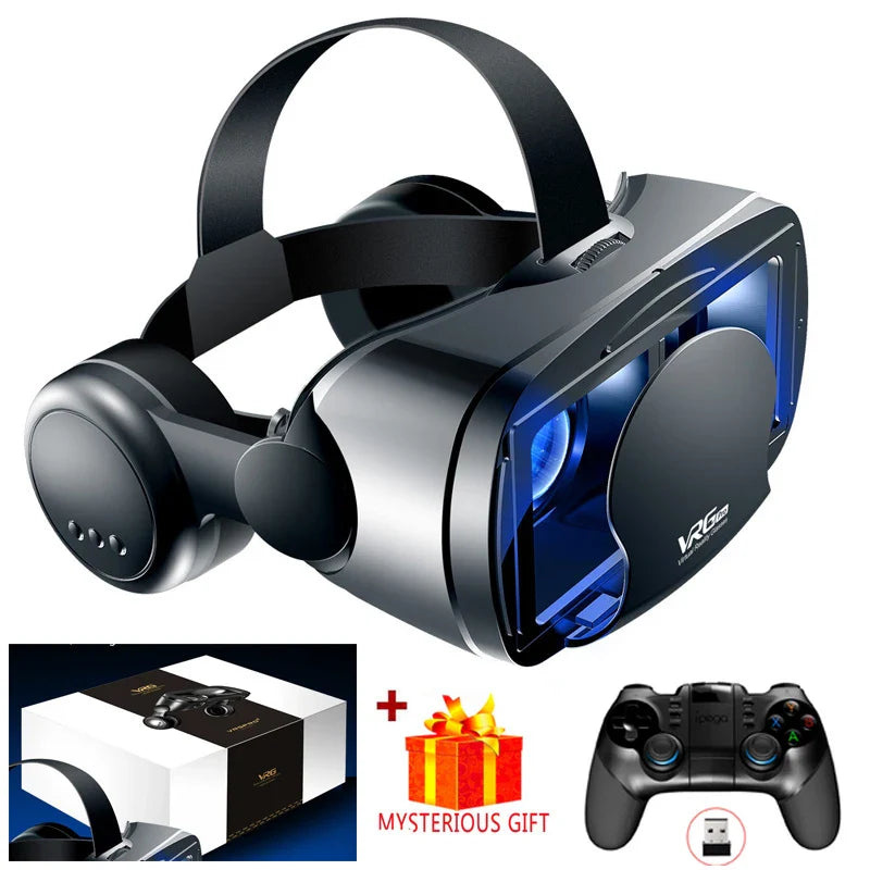 VRG Pro 3D VR Headset Goggles for Smartphone | 120° Wide Angle