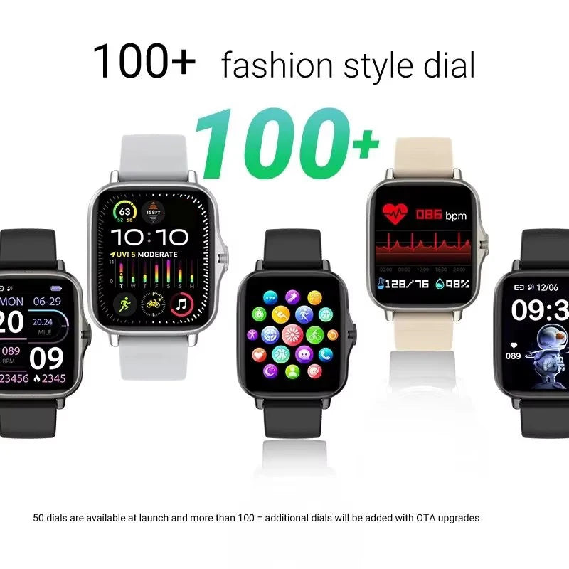COTAUL Smart Watch 1.44" Bluetooth Call, Heart Rate & Sleep Tracker