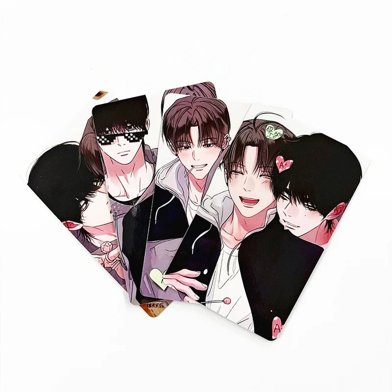 Korean BL Manhwa You My World Lomo Card Juhyeok Suah Q Version Photo