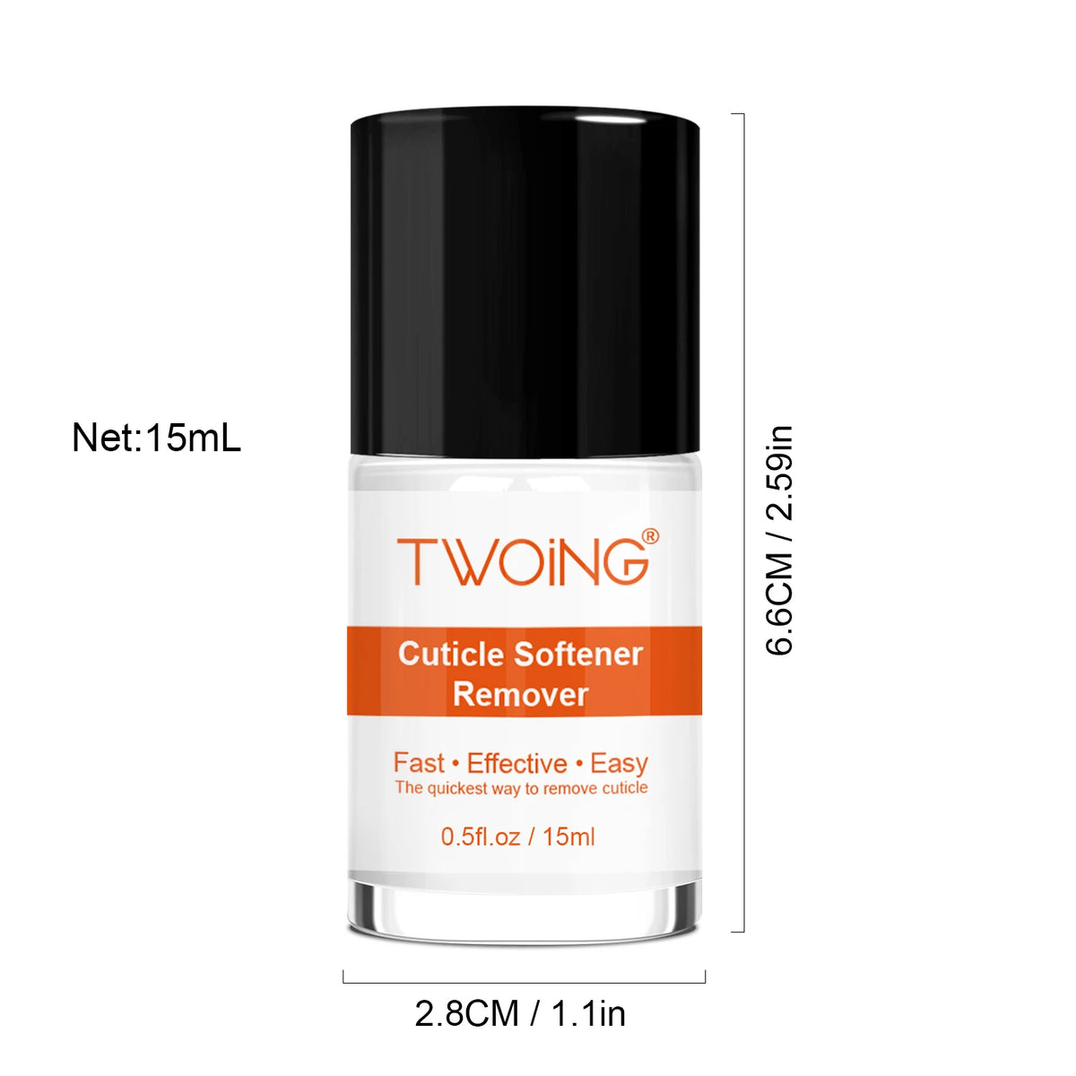 15ml Cuticle Remover Cream Nail Care，Hydrating，Moisturizing，Cuticle Dead Skin Softener For Dry Manicures，Brittle Nails，Dry Cutic Peaceful Pleasures Health and Wellness
