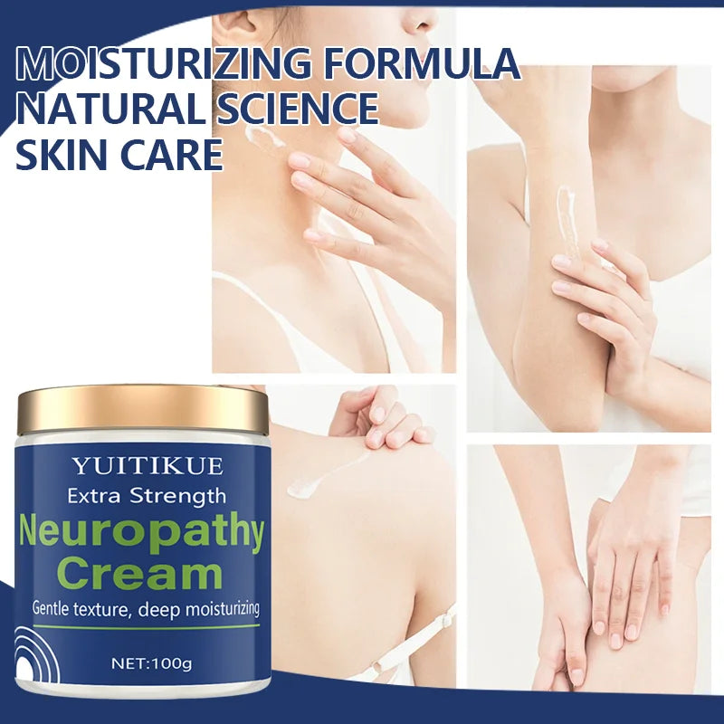 YUITIKUE Neuropathy Body Cream 100g | Deep Moisturizing Skincare Body Moisturizing Cream Peaceful Pleasures Health and Wellness