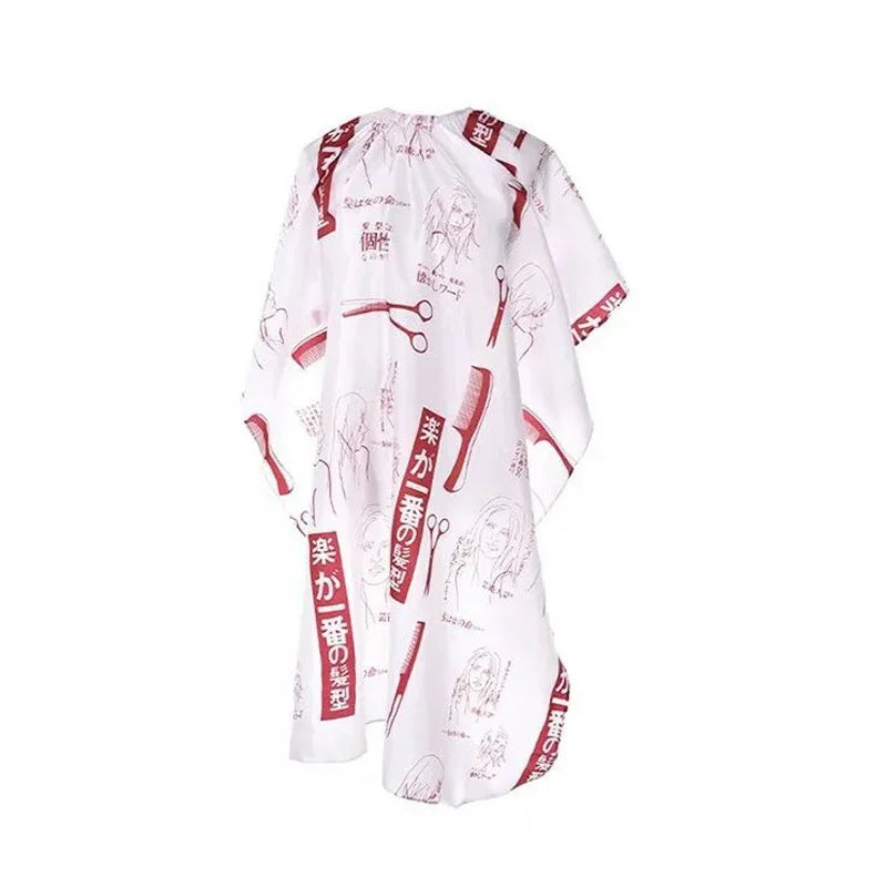 Waterproof Barber Cape | Professional Salon Hair Cutting Gown Salon Barber Cape Peaceful Pleasures Health and Wellness Red