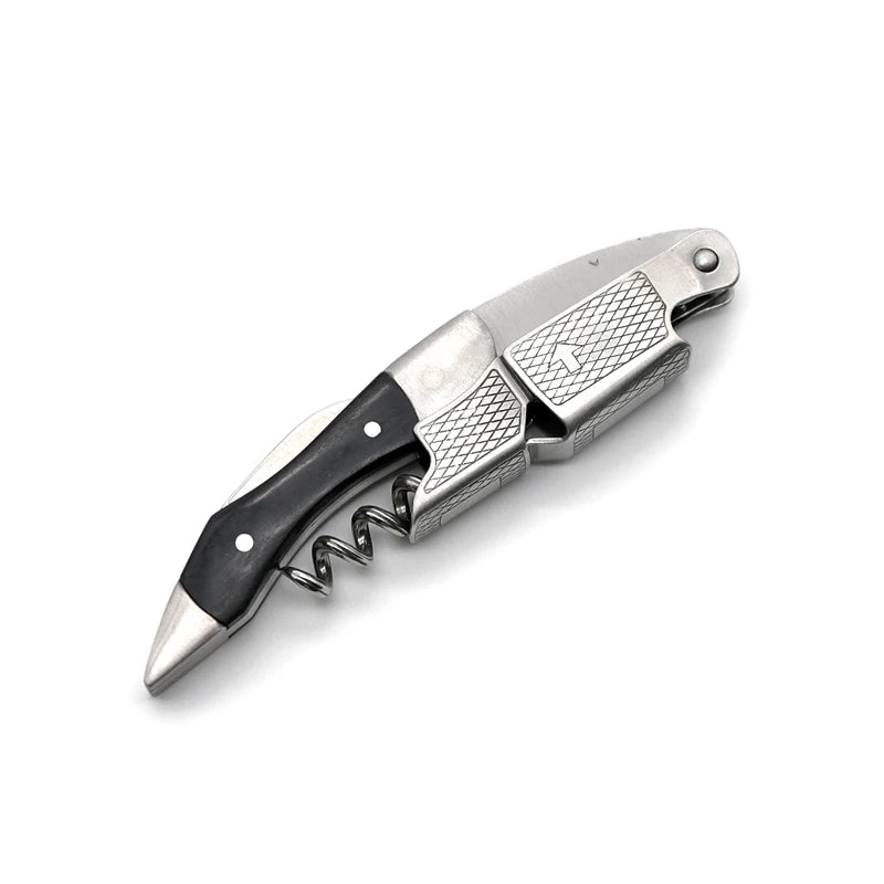 Wine Opener, Professional Waiters Corkscrew, PU Bag, Bottle Opener and Foil Cutter Gift for Wine Lovers Peaceful Pleasures Health and Wellness I