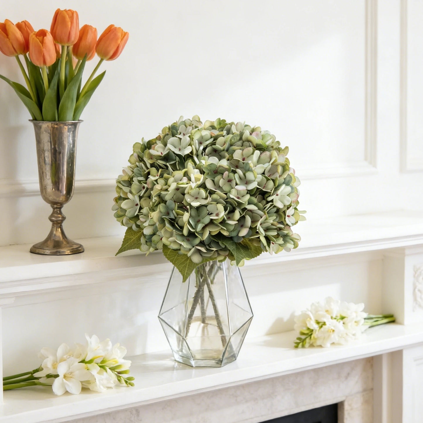 Artificial Silk Hydrangea Flowers | Wedding & Home Decor