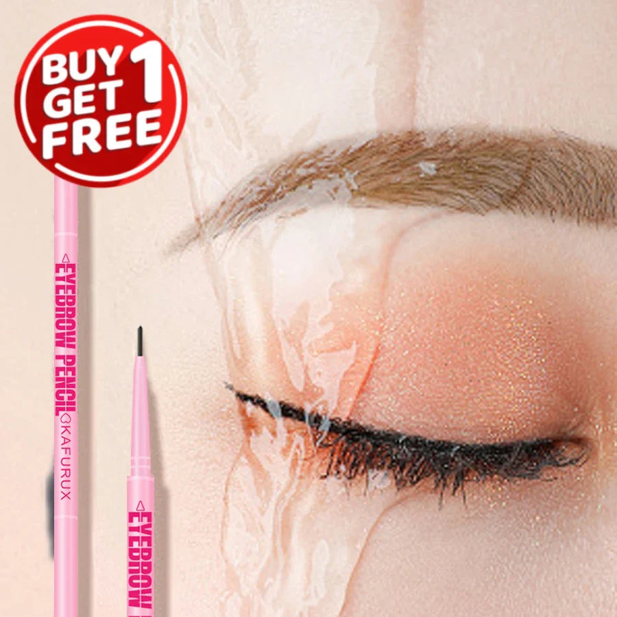 KAFURUX 6-Color Ultra-Fine Waterproof Eyebrow Pencil & Brush