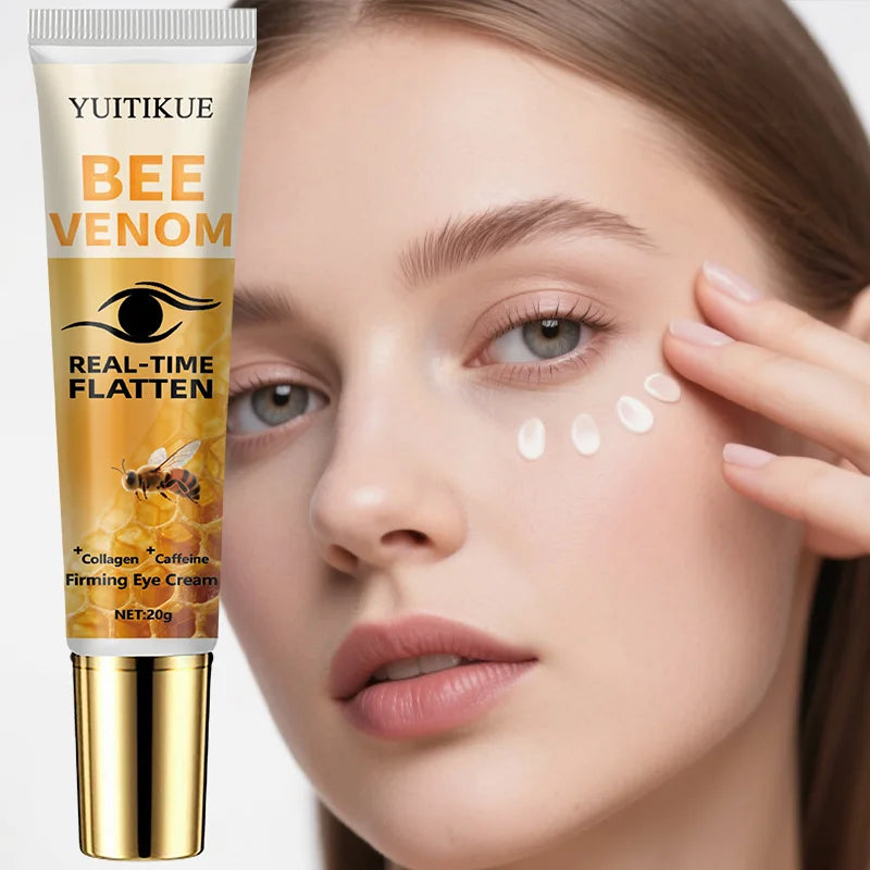 Bee Venom Firming Eye Cream | Collagen, Caffeine & Hyaluronic Firming Eye Cream Peaceful Pleasures Health and Wellness