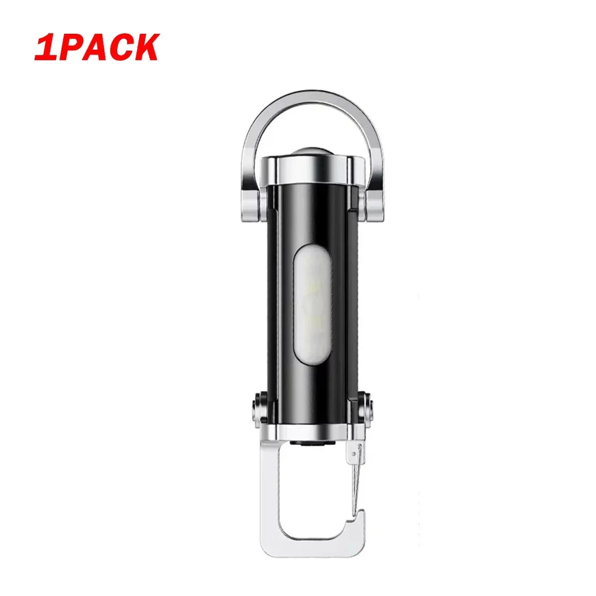 Rechargeable LED Keychain Flashlight – Waterproof Mini Torch