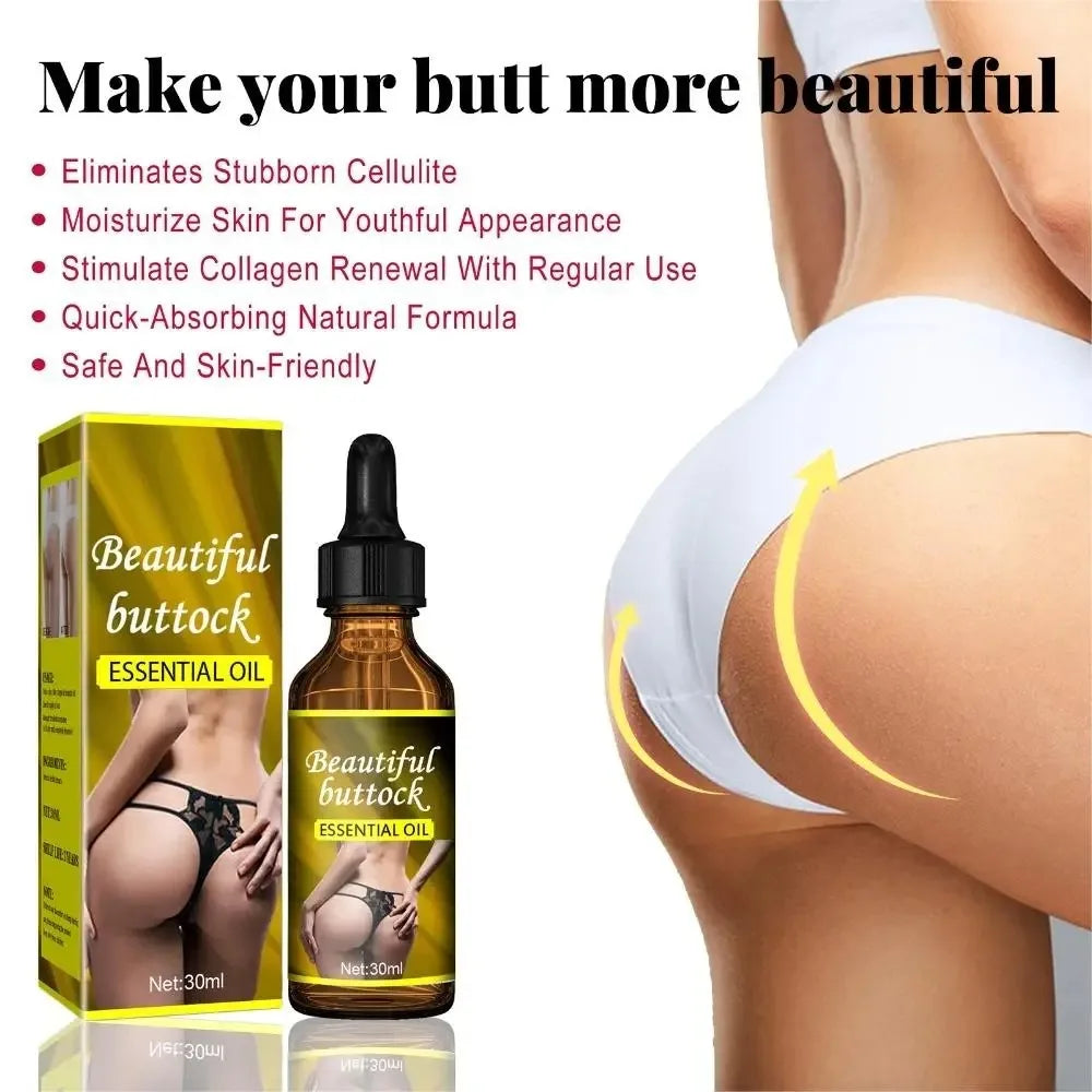 Buttock Essential Oil Highlighting Buttock Curve Firming Lifting Plumping Buttocks Nourishing Massage Treatment Oil Peaceful Pleasures Health and Wellness
