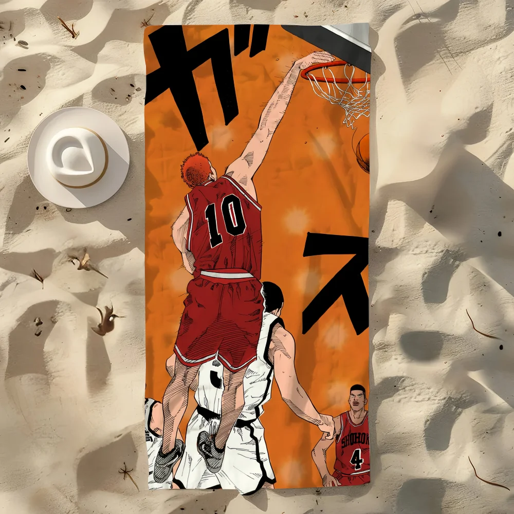 Slam Dunk Anime Beach Towel – Quick Dry Microfiber | 11 Sizes Anime Beach Towel Peaceful Pleasures Health and Wellness