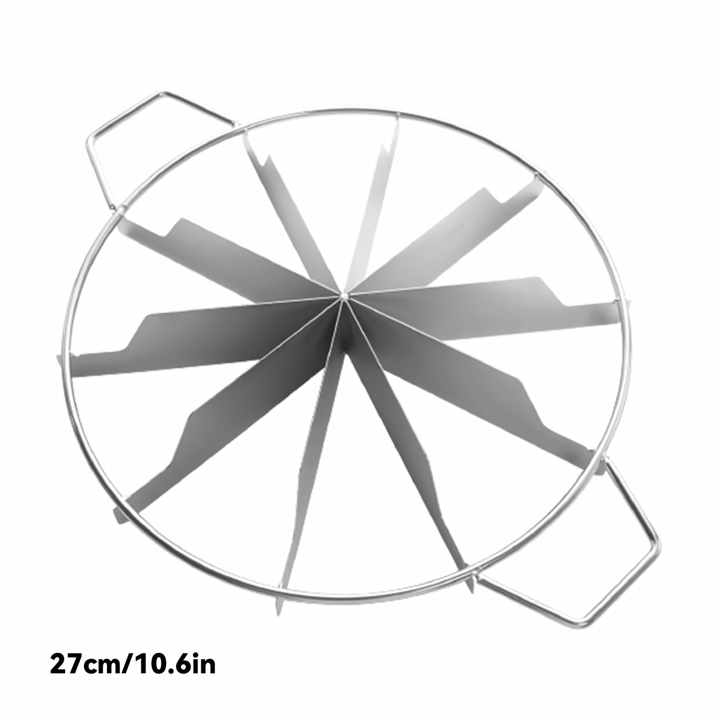 Stainless Steel Cake & Pizza Cutter | 4–10 Slice Portioner