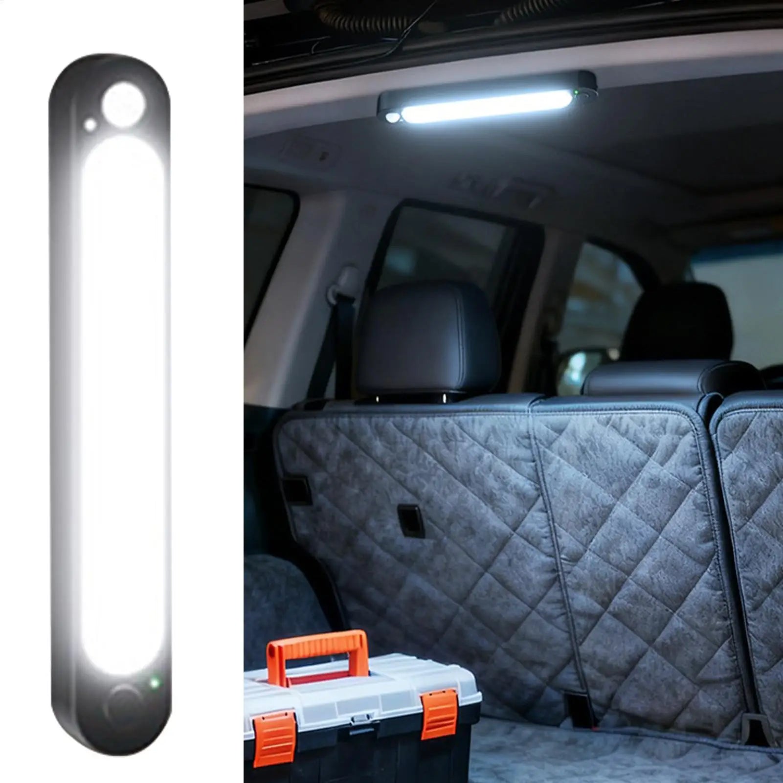 Magnetic LED Car Trunk Light Motion Sensor Cargo Lamp for RV Camper Van Truck Sedan Vehicle Outdoor Roadside ﻿ Peaceful Pleasures Health and Wellness