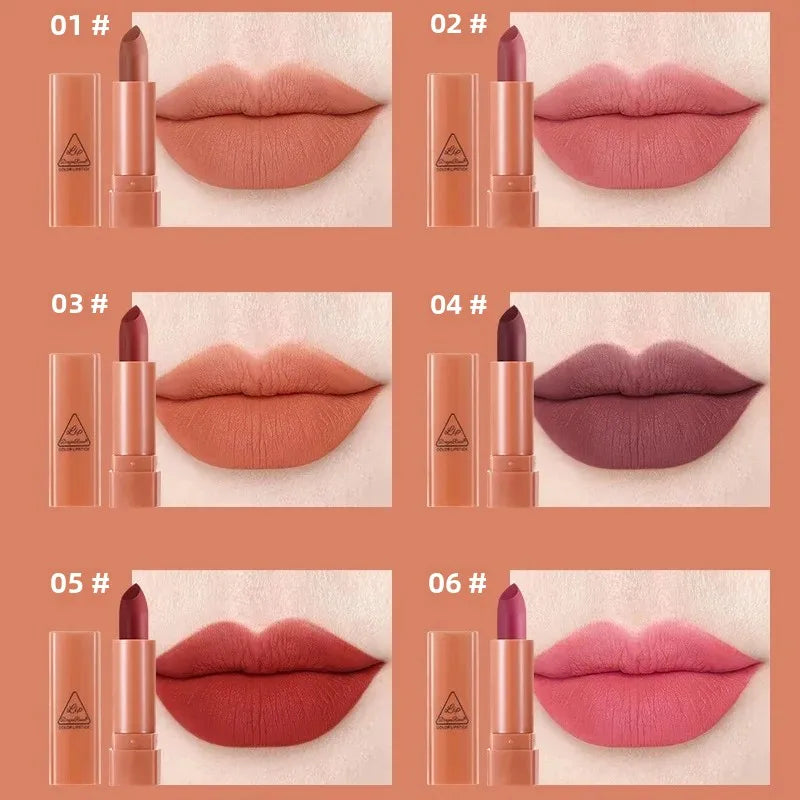 Dragon Ranee 6-Piece Matte Lipstick Set – Waterproof & Vibrant