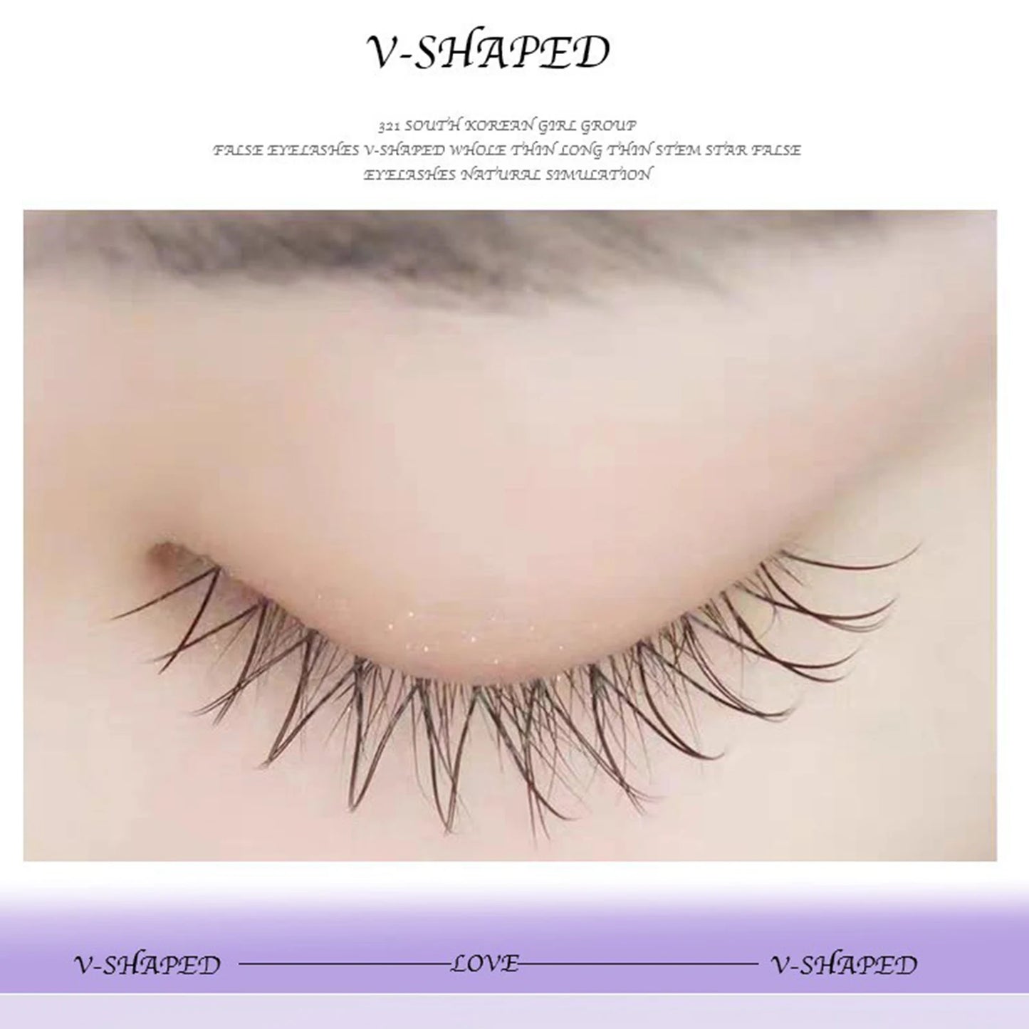 5 Pairs Korean U-Shaped False Eyelashes | Natural Soft Lashes