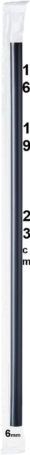 Colorful Black or Clear BPA Free Plastic Straws 6mm Diameter Individually Wrapped for Coffee Tea Liqor in Party Office Home Use Peaceful Pleasures Health and Wellness